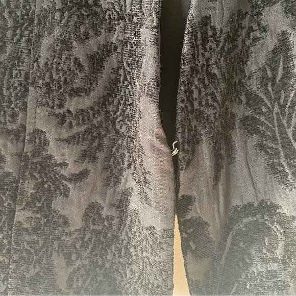 W118 by Walter Baker Black Jacquard Brocade Cropped Jacket M - Picture 7 of 11